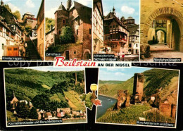 72935709 Beilstein Mosel Klostertreppe Zehnthaus Fachwerkhaeuser Stadttor Burg M - Altri & Non Classificati