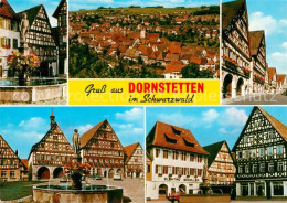 72935708 Dornstetten Wuerttemberg Altstadt Brunnen Fachwerkhaeuser Dornstetten - Sonstige & Ohne Zuordnung