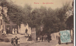 75018 - PARIS - Rue Girardon (carte Toillée) - Distretto: 18