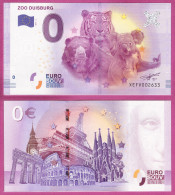 0-Euro XEFV 2017-2 ZOO DUISBURG - Private Proofs / Unofficial