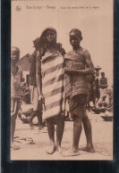 Cpa Bas Congo Bangu Types  De Jeunes Filles De La Région - Other & Unclassified