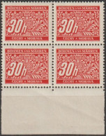 015/ Pof. DL 4; Border 4-block - Unused Stamps