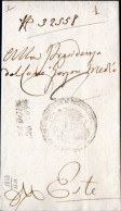 B66 - LETTERA PREFILATELICA DA PADOVA A ESTE 1833 - 1. ...-1850 Prephilately