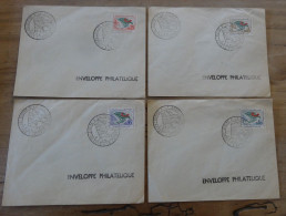 4 Enveloppe, Cachet GLOIRE A LA REVOLUTION, Algerie 1963  ............BOITE1.......... 435 - Briefe U. Dokumente