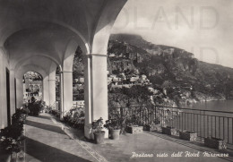 CARTOLINA  C13 POSITANO,SALERNO,CAMPANIA-VISTO DALL'HOTEL MIRAMARE-MARE,SPIAGGIA,VACANZA,BELLA ITALIA,NON VIAGGIATA - Salerno