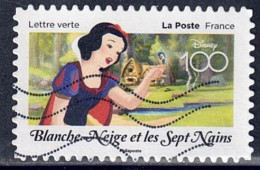 2023 Yt AA 2324 (o)  Disney 100 Ans D'histoires à Partager Blanche-Neige Et Les Sept Nains - Gebruikt