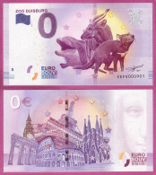 0-Euro XEFV 2017-3 ZOO DUISBURG - Private Proofs / Unofficial