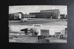 S-C 218 / Rhénanie-du-Nord-Westphalie - Bottrop, Pferdemarkt Mit Stadtsparkasse - Hallenbad - Mädchen-Realschule /1960 - Bottrop