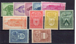 1946 Sérieds ** 737/747 Sénat Et Armoiries Leuven ** Cote 46.- - Nuovi