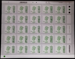 S.G. V4720 ~ 11/01/2022 ~ FULL COUNTER SHEET OF 25 X 20p UNFOLDED AND NHM #02800 - Série 'Machin'