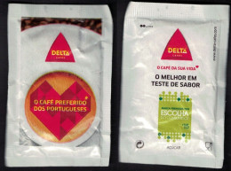 Portugal Sachet Sucre Sugar Bag Delta O Café Preferido Dos Portugueses - Zucchero (bustine)