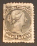 CANADA YT 17A OBLITERE " VICTORIA" ANNÉES 1868/1890 AVEC UN AMINCI AU NORD OUEST - Used Stamps