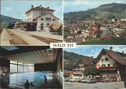 11381540 Wald ZH Bahnhof Ortsansicht Hallenbad Wald ZH - Other & Unclassified