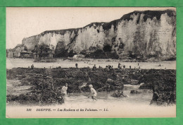 DIEPPE - LES ROCHERS & LES FALAISES- Carte Vierge, Animée - Dieppe