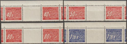 022/ Pof. DL 5-6,8,10; Border Cut Interarchs - Unused Stamps