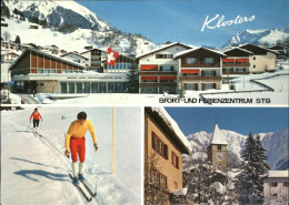 11381409 Klosters GR Sport Und Ferienzentrum Skilaeufer Kirche Klosters - Altri & Non Classificati