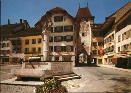 11381356 Willisau Marktplatz Brunnen Stadttor Willisau - Altri & Non Classificati