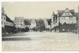 Ansichtskarte Jagdschloo Wermsdorf, 905 Nach Dresden - Storia Postale