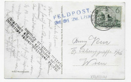Feldpost Inf. Ers. Btl. I.130 Von Krummau/Moldau Nach Wien - Feldpost World War II