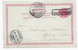 Brefkort Pra Sverige Helsingsborg, 1901 Nach Offenburg - Other & Unclassified