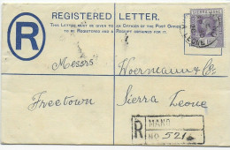 Registered Mano, Sierra Leone, Freetown, 1926 - Sierra Leone (1961-...)