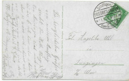 Schiffspost Friedrichshafen Auf Dem Bodensee Nach Jungingen 1927 - Covers & Documents