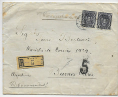 Warenprobe Ohne Wert, Einschreiben Wien 1923 Nach Argentinien - Brieven En Documenten