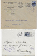 16x Bankbriefe Brüssel - Frankfurt, Zensur 1915-1918 - Bezetting 1914-18