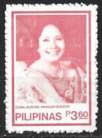Philippines 1984. Scott #1684b (U) Aurora Aragon Quezon (1888-1949), Former First Lady - Filipinas