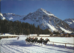 11381255 Arosa GR Pferderennen Auf Dem Obersee Arosa - Autres & Non Classés