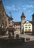 11381195 Maienfeld Staedtliplatz Mit Rathaus Maienfeld - Sonstige & Ohne Zuordnung