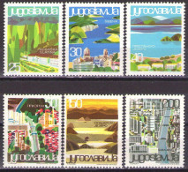 Yugoslavia 1965 - Tourism - Tourist Publicity - Mi 1125-1130 - MNH**VF - Neufs