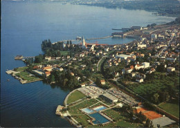 11381124 Romanshorn TG Am Bodensee Mit Schwimmbad Fliegeraufnahme Romanshorn - Altri & Non Classificati