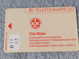 GERMANY-1096 - O 0011 - 1.FC Kaiserslautern E.V. 1991/92 - DUMMY - 400ex. - O-Series : Customers Sets