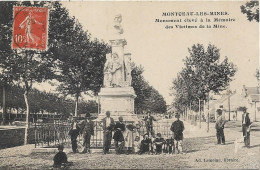 MONTCEAU LES MINES Monument élevé à La Mémoire Des Victimes De La Mine - Montceau Les Mines