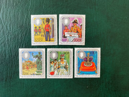 COMORES 1978 6v Neuf MNH ** YT 216 219 PA 141 142 Mi 407A 412A Anniversaire Couronnement Queen Elizabeth COMOROS KOMOREN - Comoros