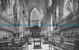 R087360 4302. The Choir E. York Minster. Salmon. Sepio Series. 1926 - Monde