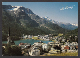 109716/ ST. MORITZ Mit Piz Rosatsch Und Piz Corvatsch  - St. Moritz
