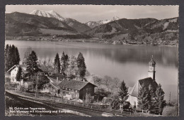 088227/ TEGERNSEE, St. Quirin, Bad Wiessee Mit Hirschberg Und Blauberge - Tegernsee