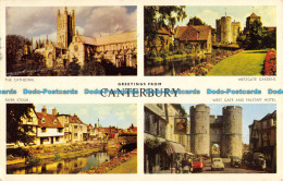 R087363 Canterbury. Jarrold. Cotman Color. 1958. Multi View - Monde