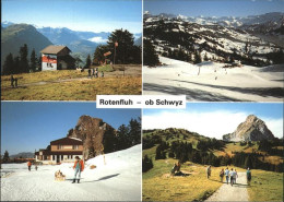 11380973 Schwyz Rotenfluh Bergstation Seilbahn Wanderweg Berggasthaus Schwyz - Otros & Sin Clasificación