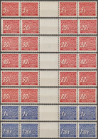 025/ Pof. DL 1,3-5,7-10; Wide Interarchs - Unused Stamps