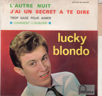 Disque - Lucky Blondo - L'autre Nuit - Fontana 460.869 ME France 1963 - Rock