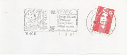 BELGIUM. POSTMARK. TENCE. 1994 - 1961-....