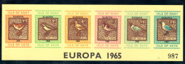 Isle Of Soay / Isle Of Skye , UK "EUROPA 1965", Birds, Gulls, MNH Imperforated Sea Mail  Service III - Cinderelas