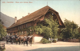 11379587 Interlaken BE Haus Zum Kuehlen Wein Pfedekutsche Interlaken - Otros & Sin Clasificación