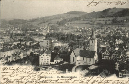 11379517 St Gallen SG Teilansicht Mit Mangenkirche St. Gallen - Otros & Sin Clasificación