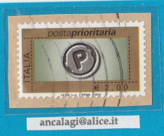 USATI ITALIA POSTA PRIORITARIA 2004 - Ref.1440A  "7^ Emissione" 1 Val. Da € 2,00 - - 2001-10: Gebraucht