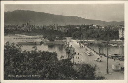 11379399 Zuerich Quaibruecke Und Uetliberg Zuerich - Sonstige & Ohne Zuordnung