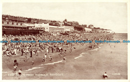 R087427 East Sands From Harbour. Ramsgate. Valentine. Photo Type - World